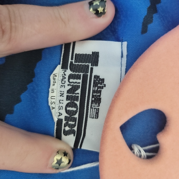 Vintage Electric Blue Open Blouse Jacket - Picture 6 of 6